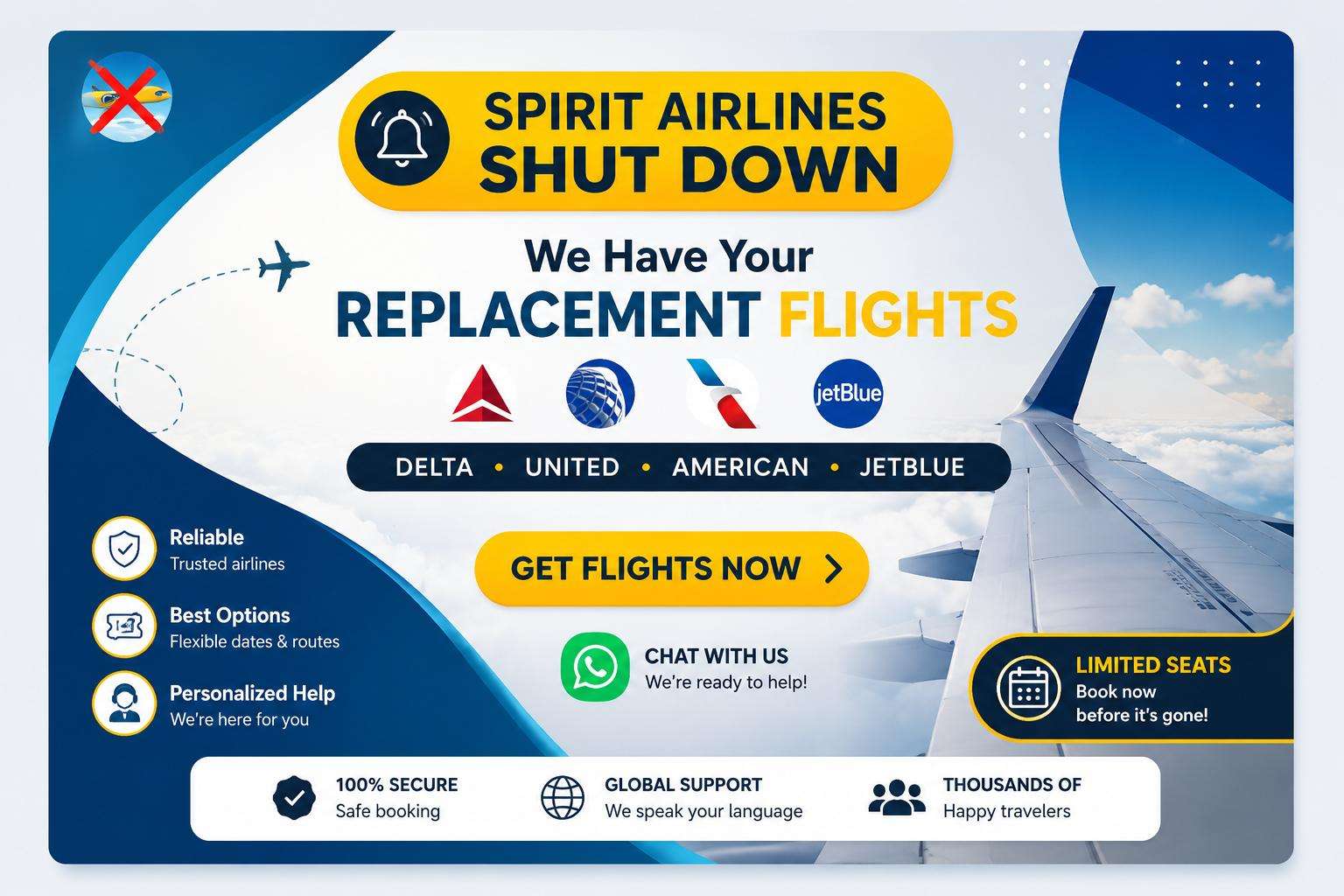 spirit airlines shutdown
