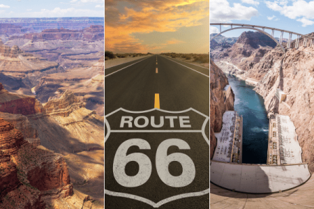 2-Day Grand Canyon South Rim Tour & Historic Route 66 latin spirit travel and tours