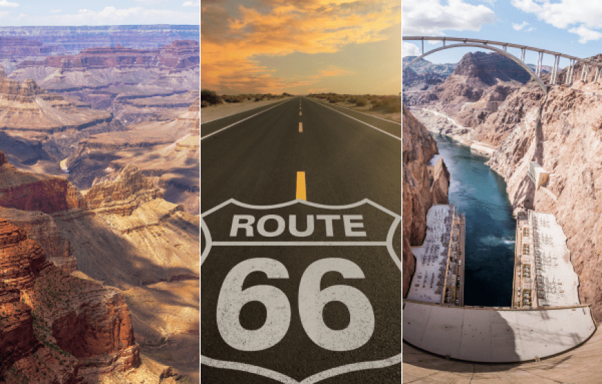 2-Day Grand Canyon South Rim Tour & Historic Route 66