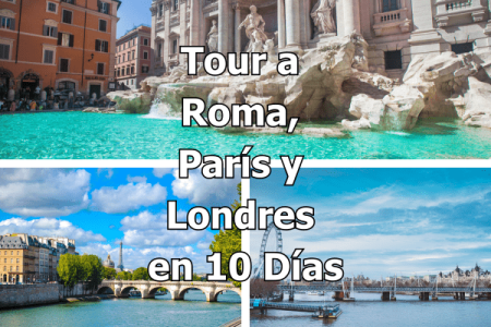 Tour a Roma, París y Londres en 10 Días