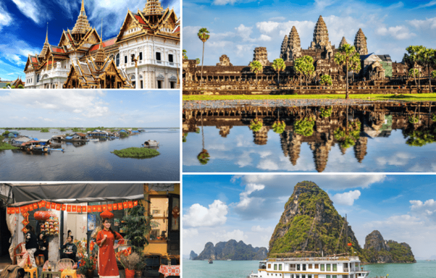 Vietnam, Cambodia, Thailand with Siem Reap and Angkor Wat