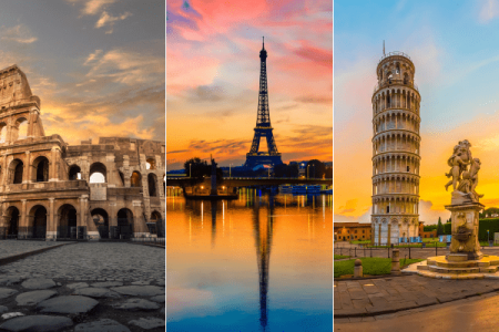 Guided 8-Day Rome to Paris Tour Package Italy & France spirit travel and tours