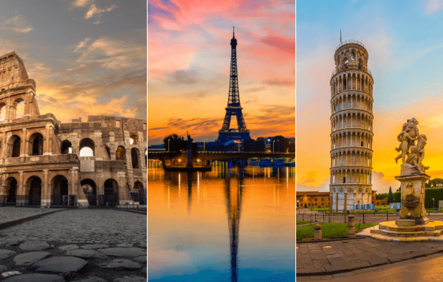 Guided 8-Day Rome to Paris Tour Package: Italy & France
