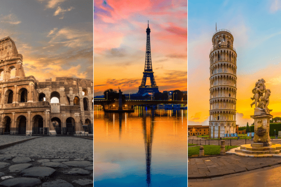 Guided 8-Day Rome to Paris Tour Package Italy & France spirit travel and tours